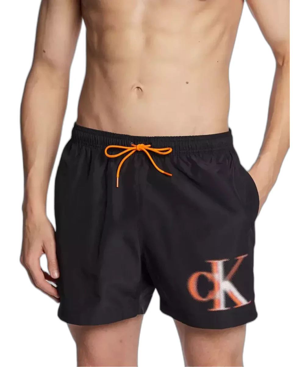 Calvin Klein - Ανδρικό Μαγιό Σορτς KM0KM00800-BEH Μαύρο