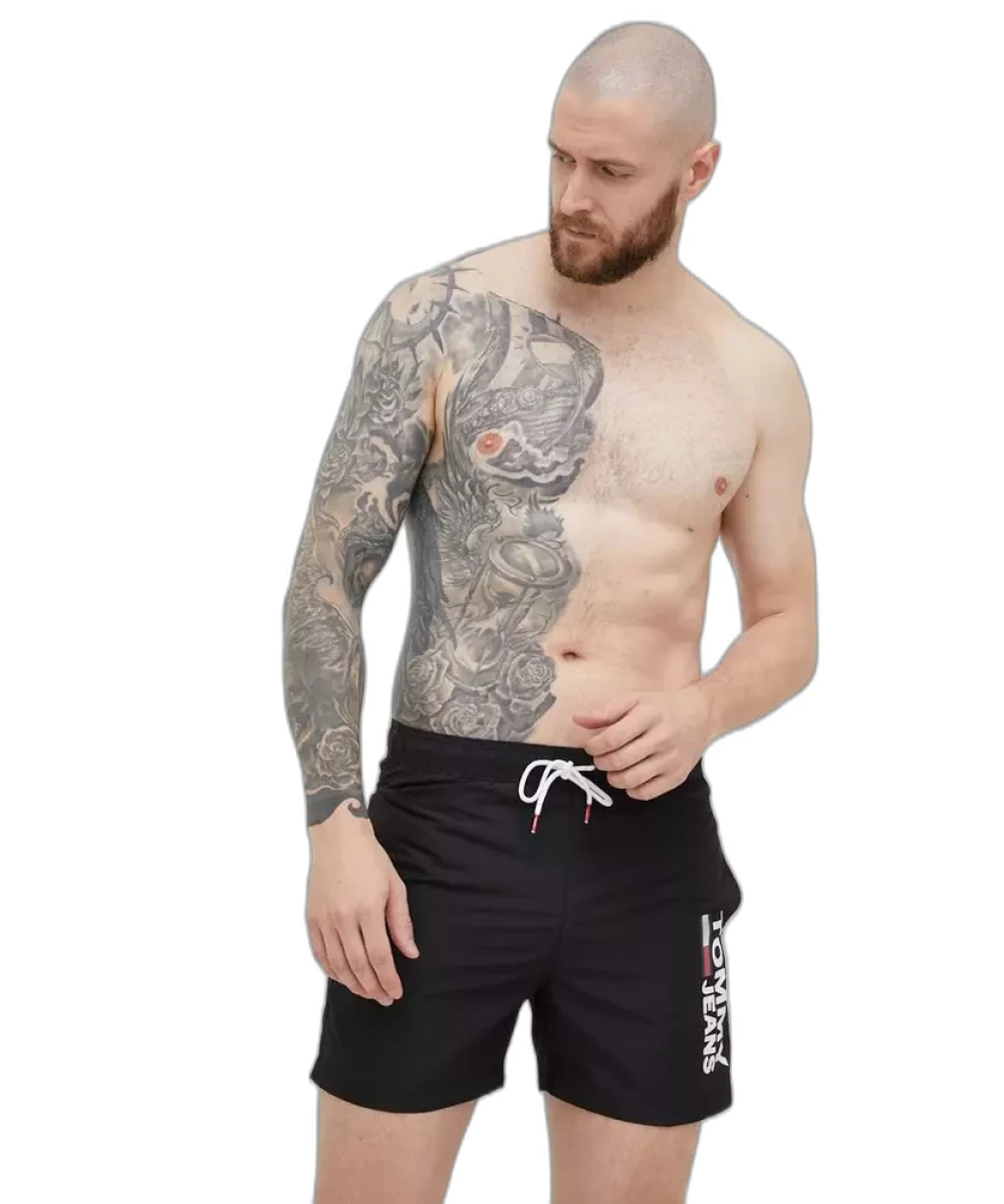 Tommy Hilfiger - Ανδρικό Μαγιό Σορτς UM0UM02592-BDS Μαύρο