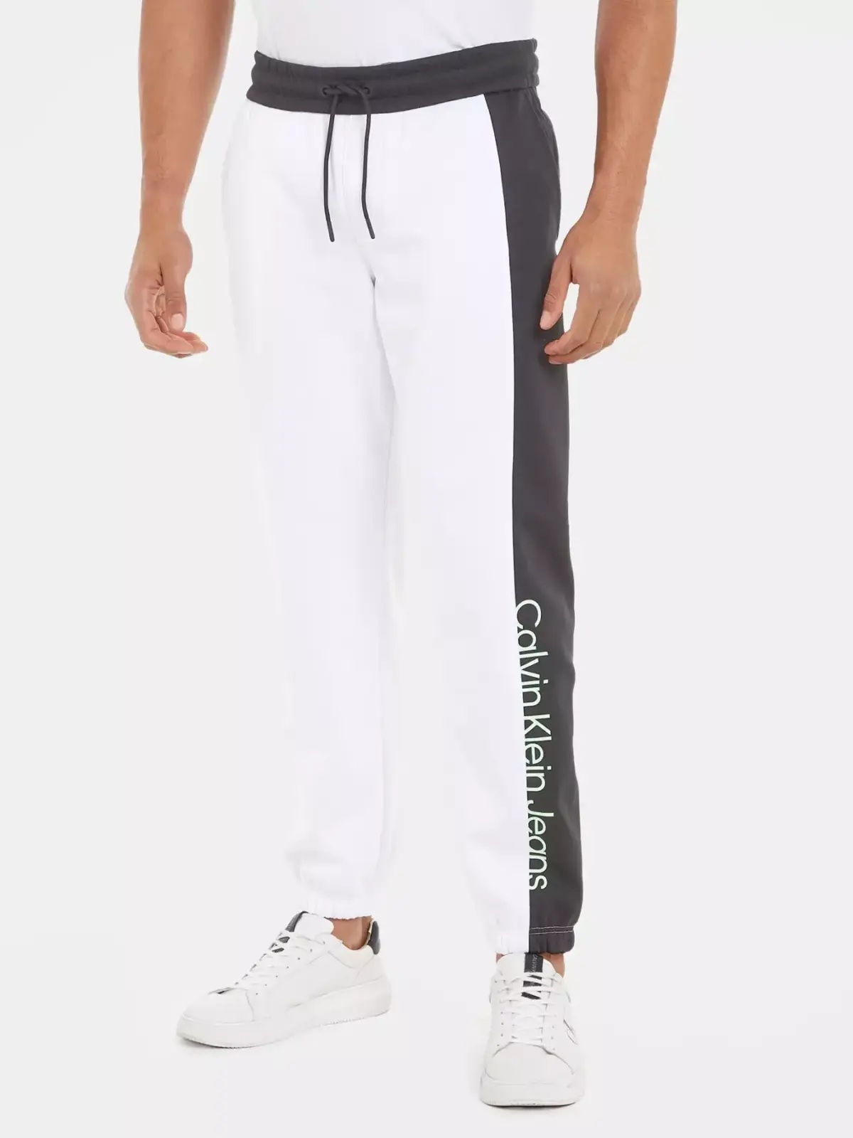 Calvin Klein - Παντελόνι Φόρμας J30J324052-YAF Λευκό