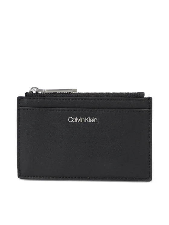 Calvin Klein - Δερμάτινο Ανδρικό Πορτοφόλι K60K611095-BAX Μαύρο