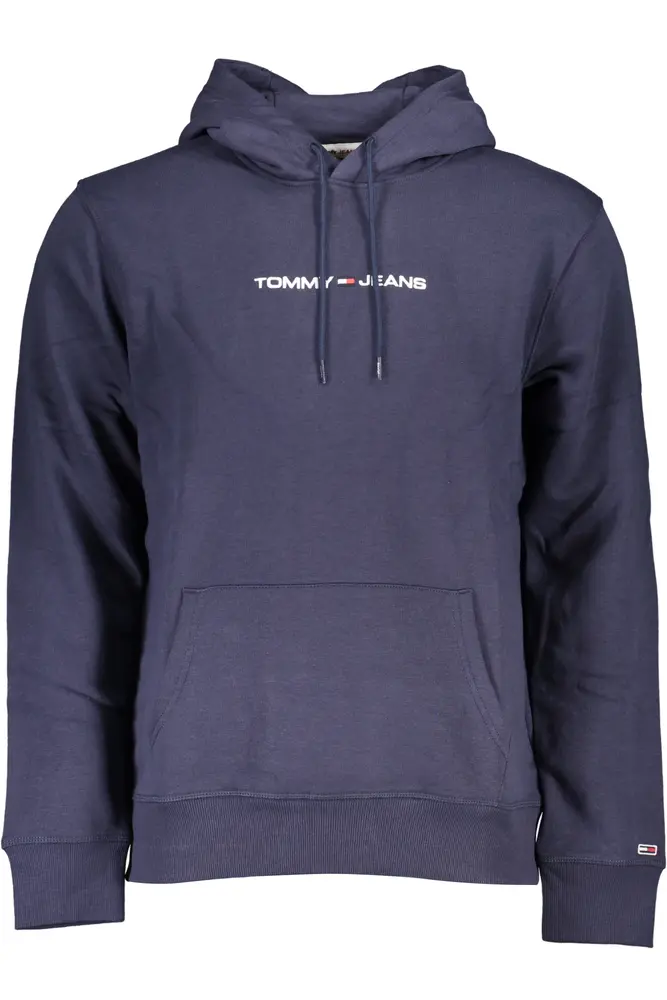 Tommy Hilfiger - Ανδρικό Φούτερ με Κουκούλα και Τσέπες DM0DM168130-C87 Μπλε Ναυτικό