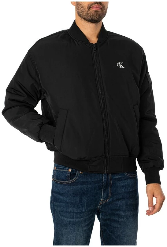 Calvin Klein - Ανδρικό Μπουφάν Essentials Jacket J30J324657-BEH Μαύρο
