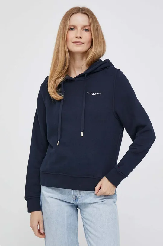 Tommy Hilfiger - Γυναικείo Φούτερ με Κουκούλα 1985 Collection Hoody WW0WW40274-DW5- Μπλε Σκούρο