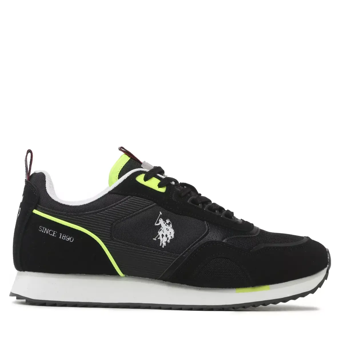 U.S. Polo Assn. - Ανδρικά Sneakers ETHAN001-DBL-BLK Μαύρο