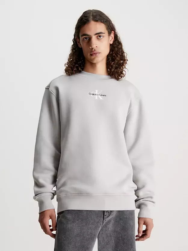 Calvin Klein - Ανδρικό Φούτερ J30J323434-PEE Γκρι