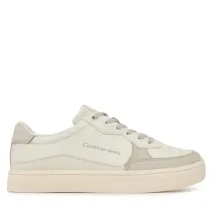 calvin klein Ανδρικά sneakers classic cupsole low lth ml fad ym0ym00885 0gf Μπεζ