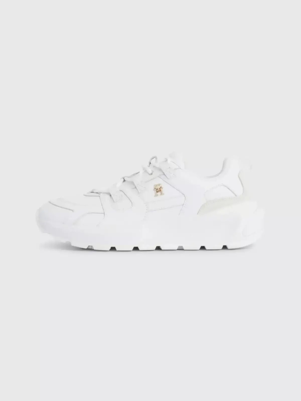 Tommy Hilfiger - TH Premium Runner LTHR Γυναικεία Sneakers FW0FW07340-YBS Λευκό