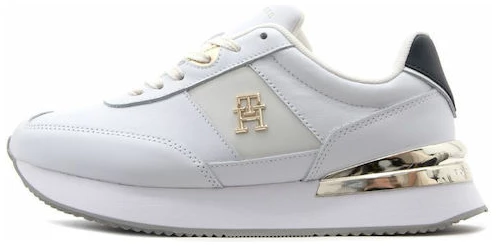 Tommy Hilfiger - Th Elevated Feminine Runner Gld Γυναικεία Sneakers FW0FW07306-YBS Λευκό