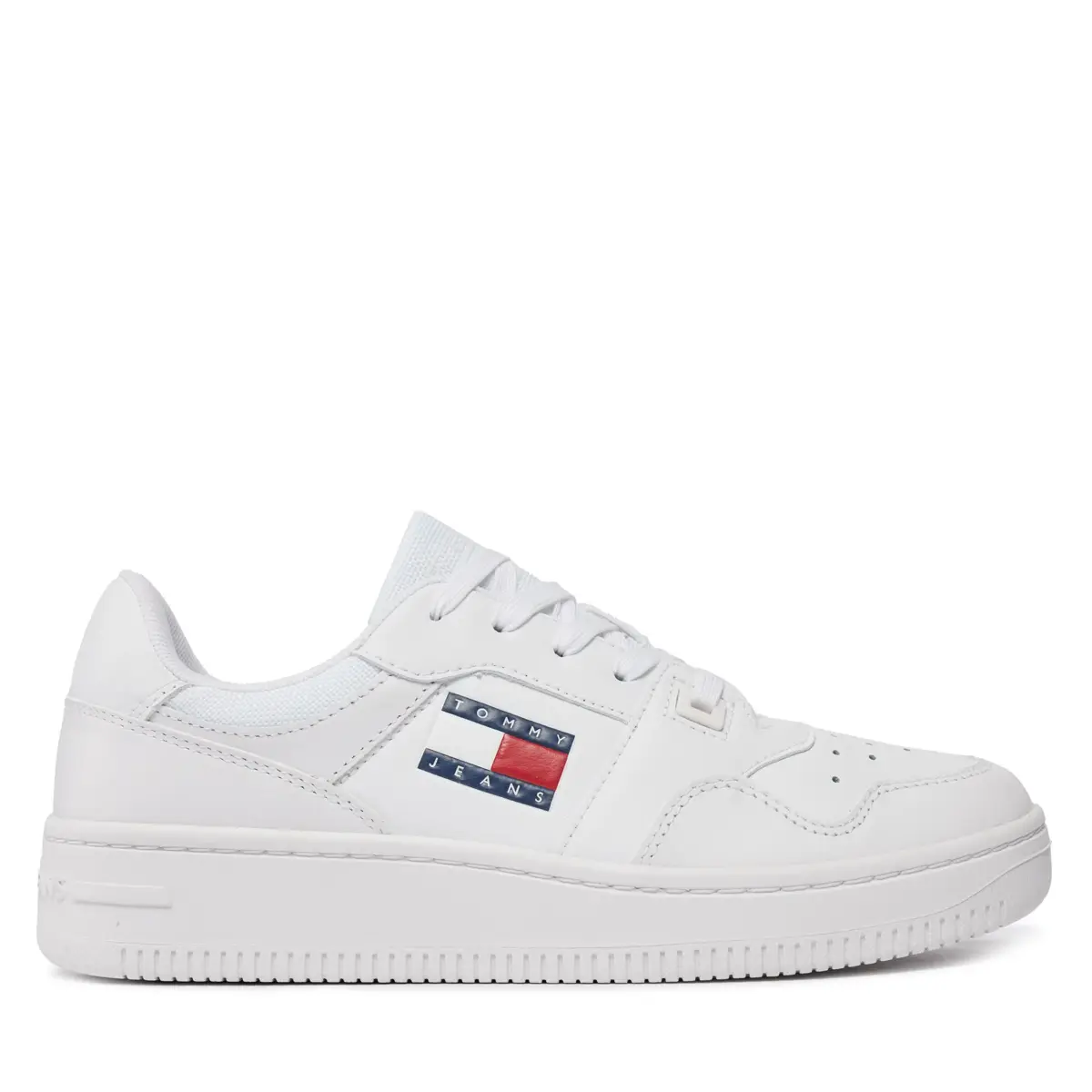 Tommy Hilfiger - Γυναικεία Sneakers Retro Basket EN0EN02505-YBS Λευκό