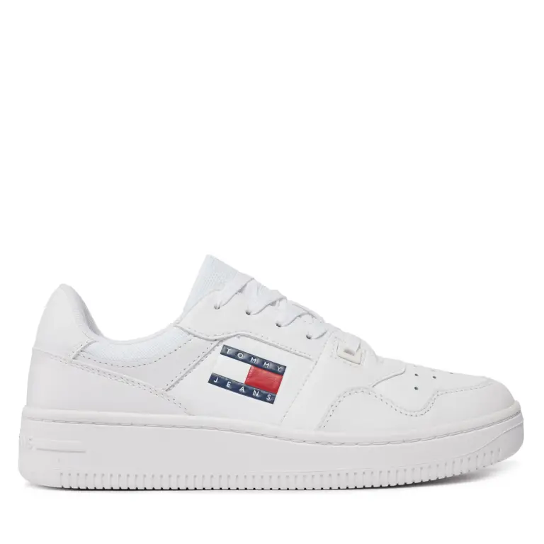 Tommy Hilfiger - Γυναικεία Sneakers Retro Basket EN0EN02505-YBS Λευκό