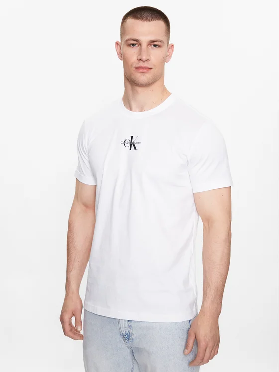 Calvin Klein -  Ανδρικό T-shirt Regular Fit J30J323483-YAF Λευκό