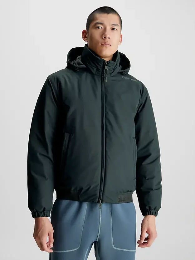 Calvin Klein - Ανδρικό Χειμωνιάτικο Μπουφάν Lightweight Padded Jacket 00GMF3O506-BAE Μαύρο