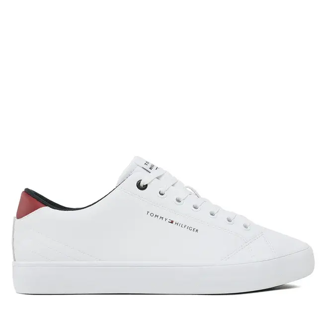 Tommy Hilfiger - Th Hi Vulc Core Low Lth Harlem Core Ανδρικά Sneakers FM0FM04687-YBS Λευκό