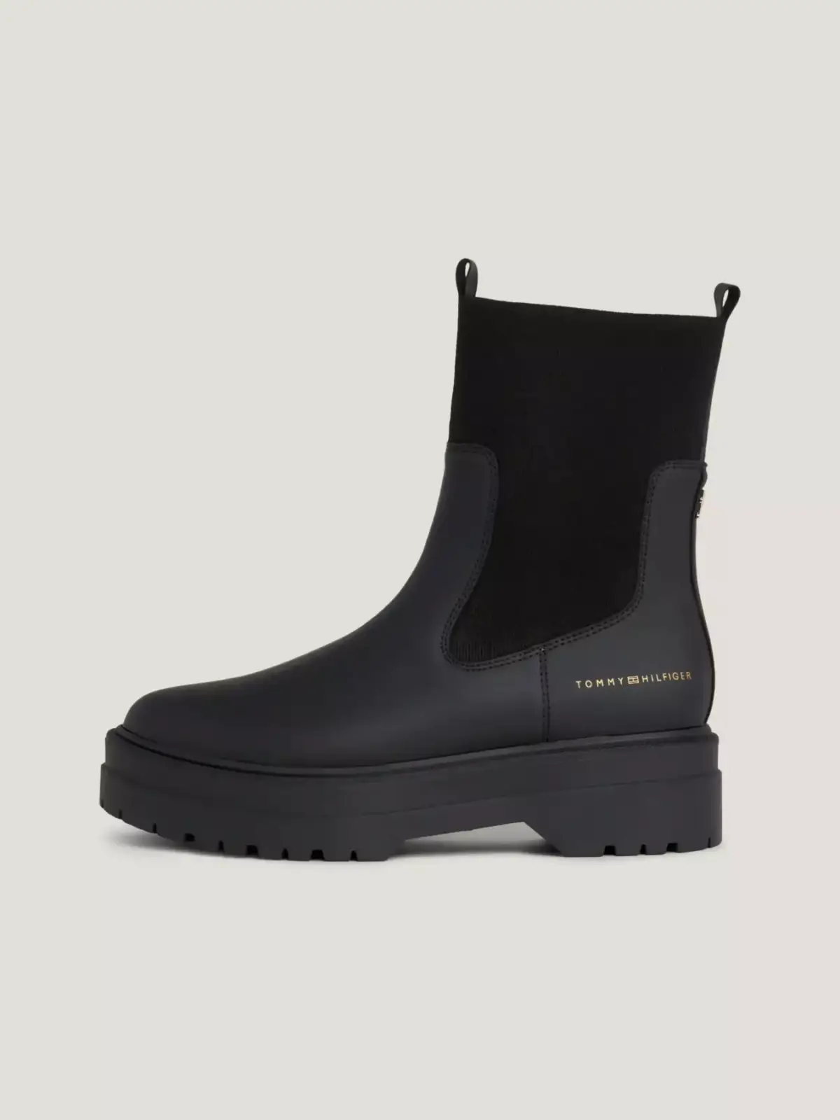 Tommy Hilfiger - Γυναικεία Μποτάκια Feminine Seasonal Utility Boot FW0FW07226-BDS Μαύρα