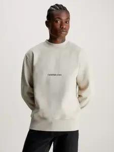 calvin klein Ανδρικό Φούτερ j30j324116 ped Μπεζ