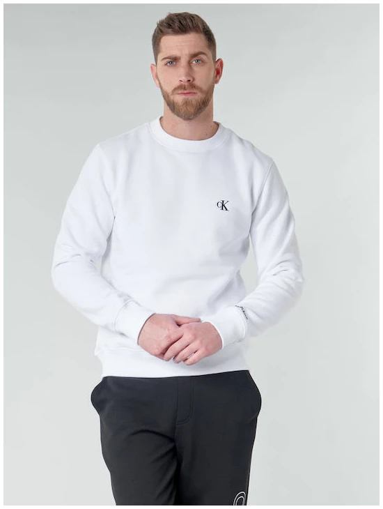 Calvin Klein - Ανδρικό Φούτερ J30J314536-YAF Λευκό