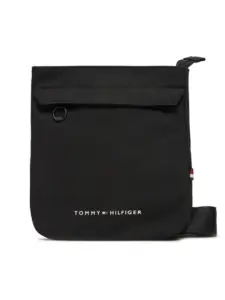 tommy hilfiger skyline mini Ανδρική Τσάντα Ώμου / Χιαστί am0am11785 bds Μαύρο