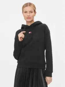 tommy hilfiger badge Γυναικείο Φούτερ dw0dw17326 bds Μαύρο