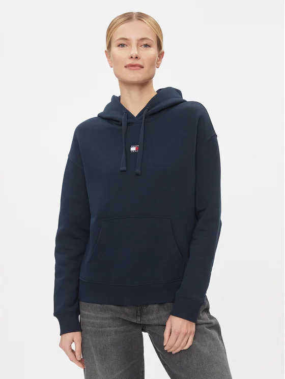 Tommy Hilfiger - Badge Γυναικείο Φούτερ DW0DW17326-C1G Μπλε Ναυτικό