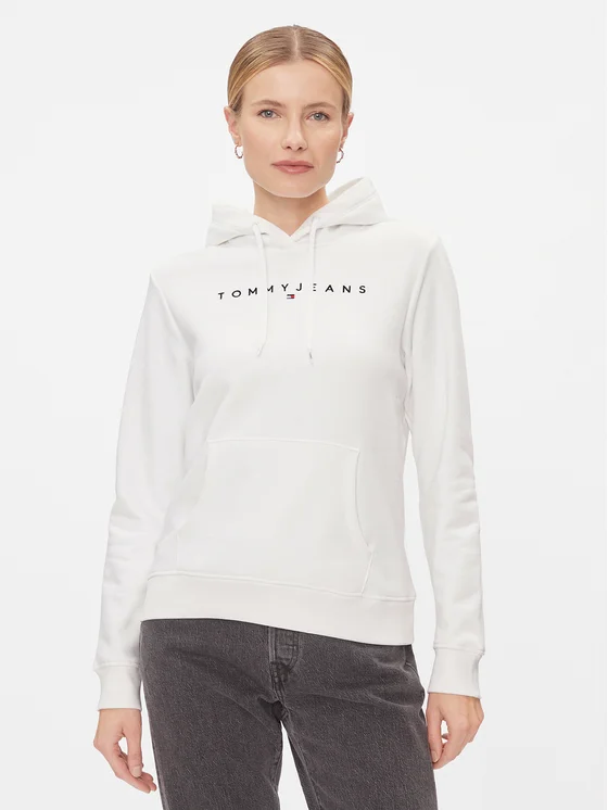 Tommy Hilfiger - Reg Linear Γυναικείο Φούτερ DW0DW17324-YBR Λευκό