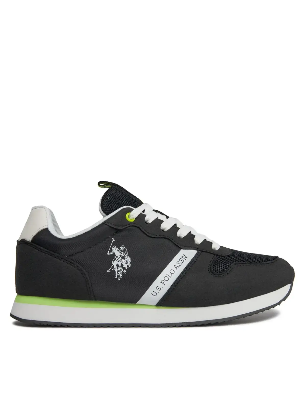 U.S. Polo Assn. - Ανδρικά Sneakers Best Price White Men's Sport Shoes NOBIL009M3TH1-BLK Μαύρο