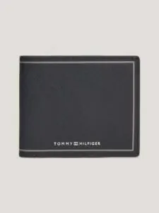 tommy hilfiger – Δερμάτινο Ανδρικό Πορτοφόλι am0am11841 bds Μαύρο