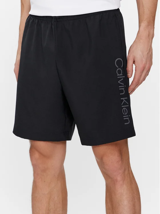 Calvin Klein - Αθλητική Ανδρική Βερμούδα Regular Fit 00GMS4S838-BAE Μαύρη