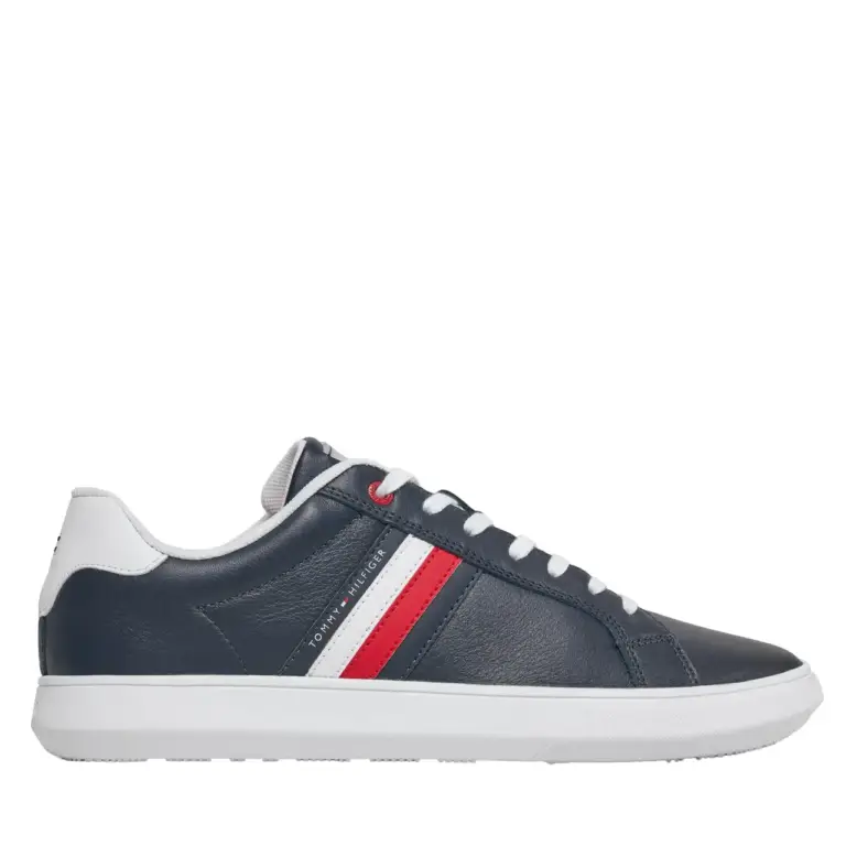 Tommy Hilfiger - Ανδρικά Sneakers Essential Leather Cupsole FM0FM04921-DW5 Μπλε