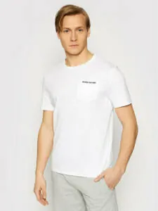 guess jeans Ανδρικό t shirt m1gi97k6xn1 twht Λευκό
