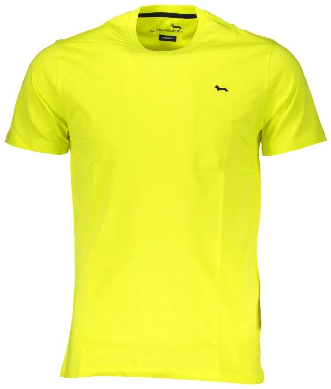 Harmont & Blaine - Ανδρικό T-shirt Κοντομάνικο INK001021223-641 Κίτρινο