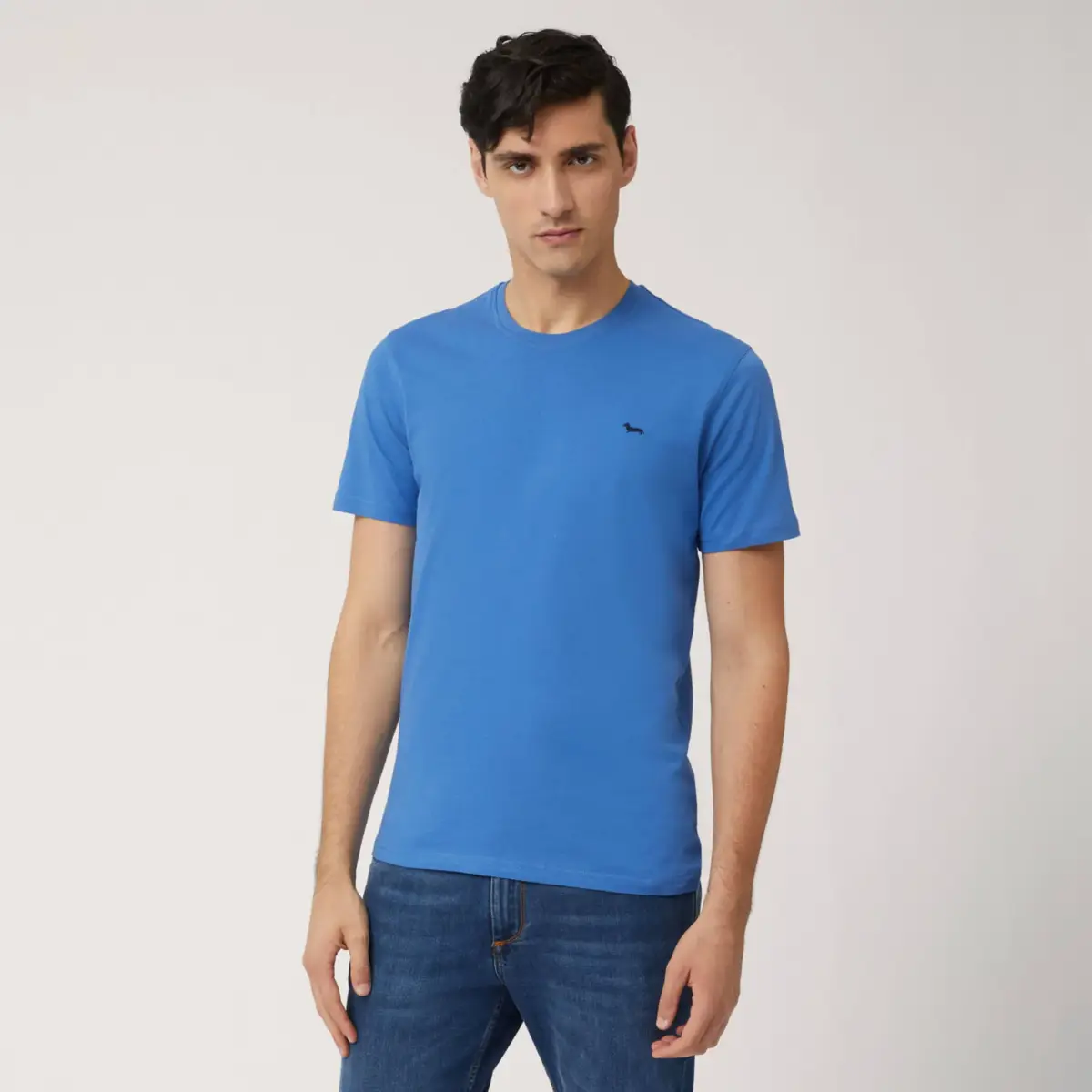 Harmont & Blaine - Ανδρικό T-shirt Κοντομάνικο INK001021223-805 Μπλε