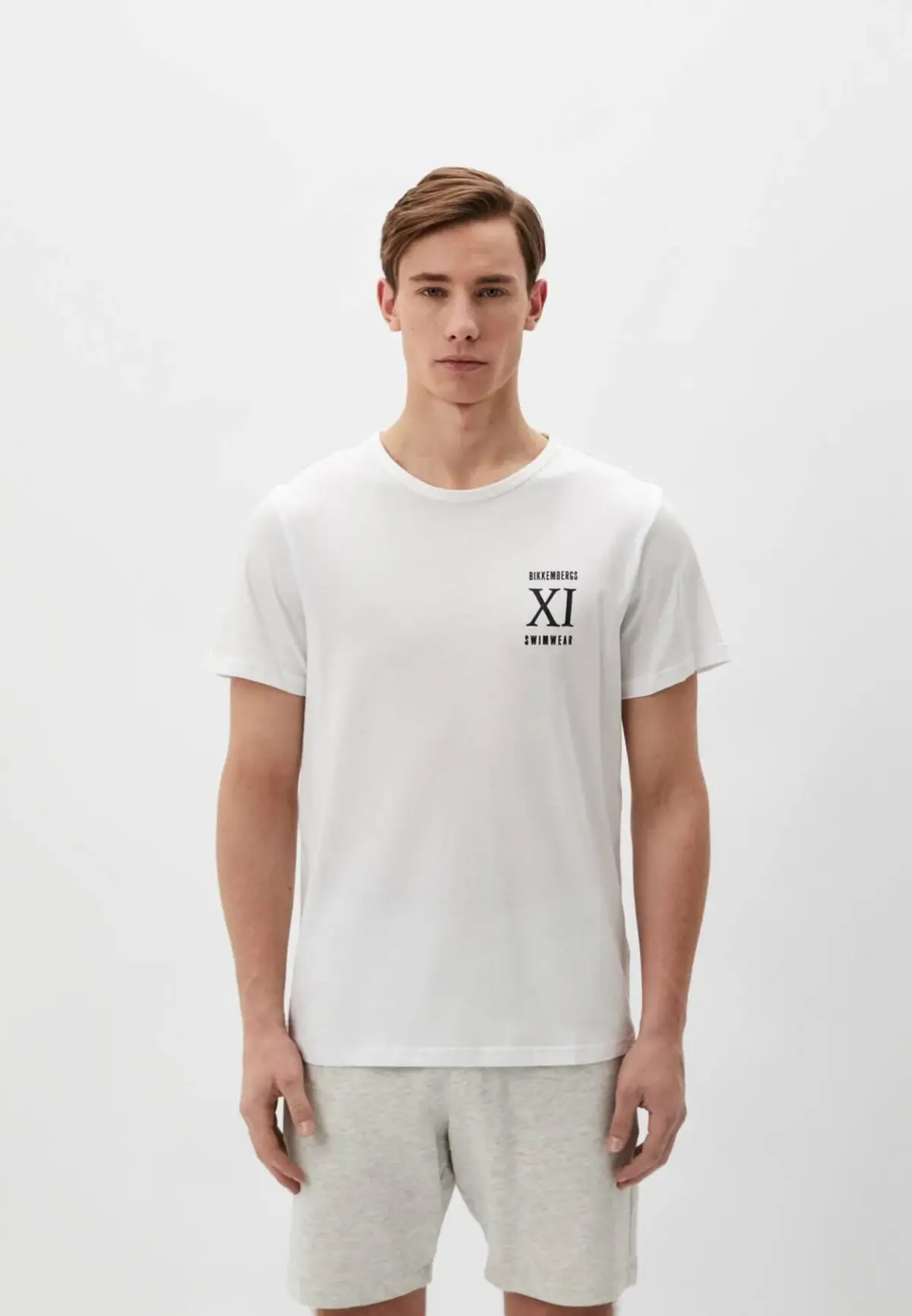 Bikkembergs - Ανδρικό T-shirt Κοντομάνικο BKK1MTS05-WHITE Λευκό