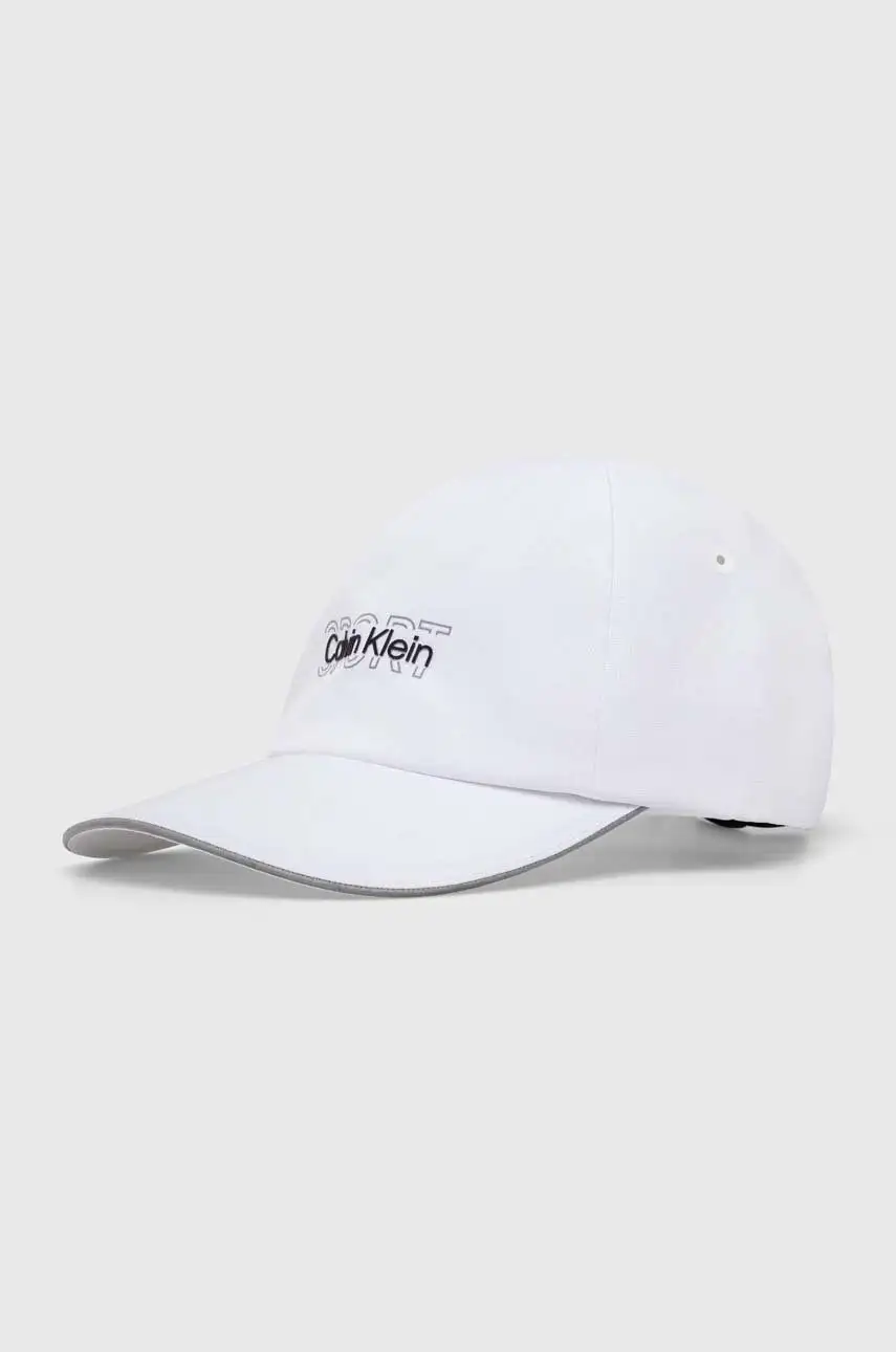 Calvin Klein - Unisex Jockey Performance Αθλητικό Καπέλο 6 Panel 0000PX0321-127 Λευκό