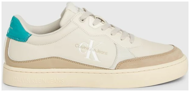 Calvin Klein - Ανδρικά Sneakers Classic Cupsole Low Lth Ml Fad YM0YM00885-02Y Μπεζ