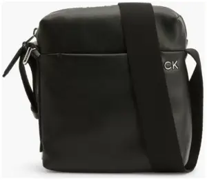 Calvin Klein - Δερμάτινη Ανδρική Τσάντα Ώμου / Χιαστί K50K509567-BAX σε Μαύρο χρώμα