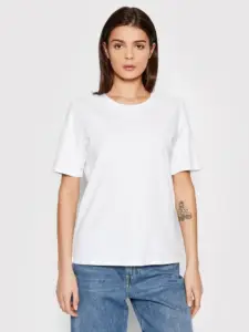 Only - Γυναικείο Onlnew Life S-S Tee Jrs Noos T-Shirt Regular Fit New 15256961 Λευκό