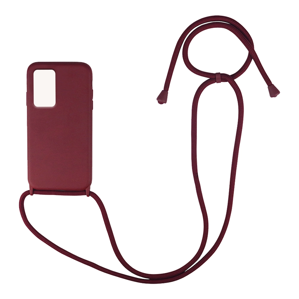 My Colors CarryHang Back Cover Σιλικόνης με Λουράκι Μπορντό (Redmi Note 11 Pro)