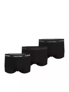 Calvin Klein - Ανδρικά Μποξεράκια Low Rise Trunk 3Pack 0000U2664G-H55 Μαύρο