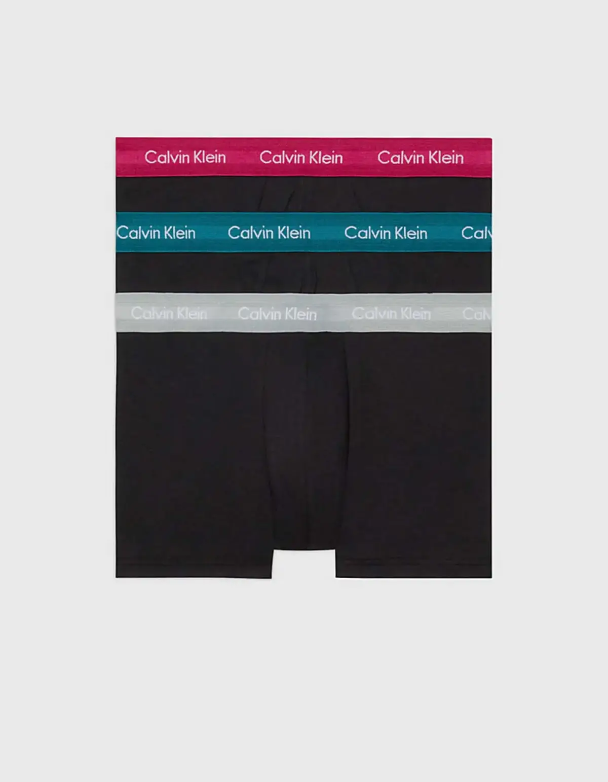 Calvin Klein - Ανδρικά Μποξεράκια Low Rise Trunk 3Pack 0000U2664G-MXB Μαύρο