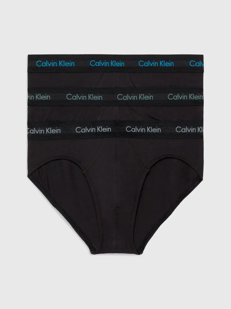 Calvin Klein - Ανδρικά Σλιπ Hip Brief 3Pack 0000U2661G-N20 Μαύρο