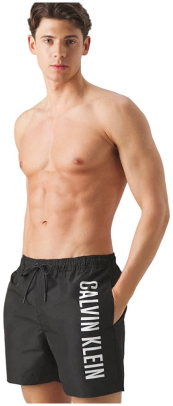 Calvin Klein - Ανδρικό Μαγιό Σορτς KM0KM01004-BEH Μαύρο