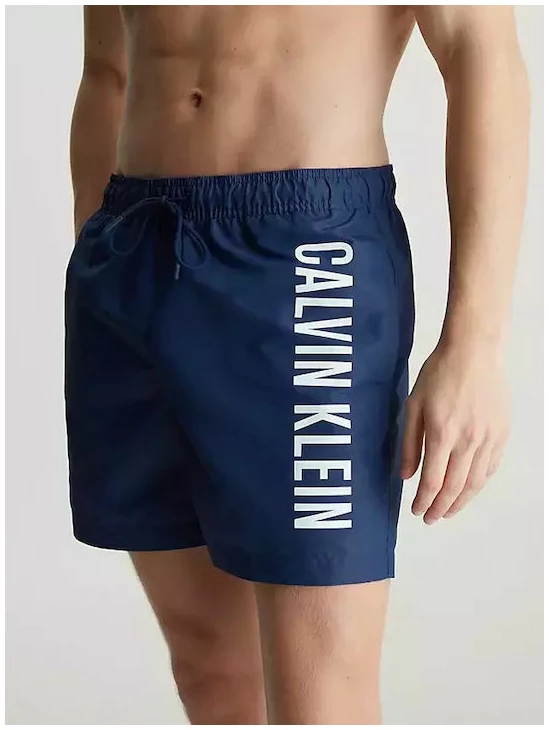 Calvin Klein - Ανδρικό Μαγιό Σορτς KM0KM01004-C7E Μπλέ