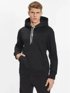 Calvin Klein - Ανδρικό Φούτερ με Κουκούλα J30J323435-BEH Μαύρο