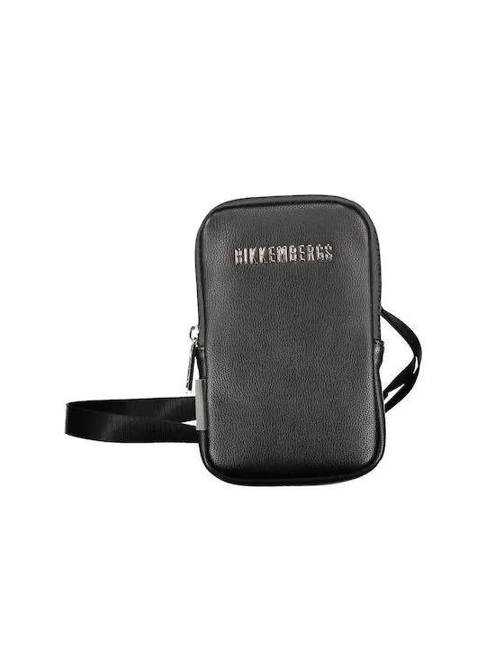Bikkembergs - Ανδρική Τσάντα Ώμου / Χιαστί E4CPME3M0012-999 σε Μαύρο χρώμα