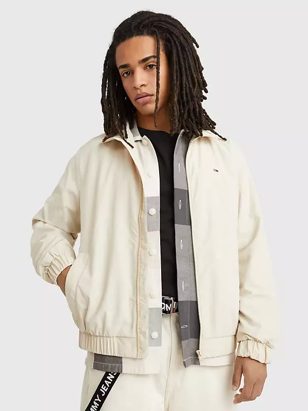 Tommy Hilfiger - Ανδρικό Μπουφάν Αντιανεμικό DM0DM15916-ACI Μπεζ