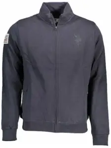 U.S. Polo Assn. - Ανδρική Φούτερ Ζακέτα με Τσέπες 63032-53223-179 Μπλε Ναυτικό