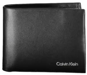 Calvin Klein - Δερμάτινο Ανδρικό Πορτοφόλι K50K510597-BAX Μαύρο