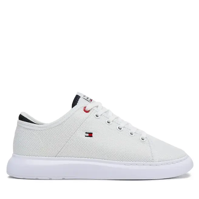 Tommy Hilfiger - Lightweight Textile Cupsole Ανδρικά Sneakers FM0FM04426-YBS Λευκό