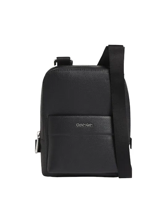 Calvin Klein - Ανδρική Τσάντα Ώμου / Χιαστί K50K509555-BAX σε Μαύρο χρώμα