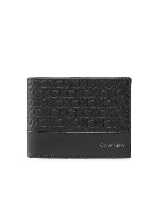 Calvin Klein - Δερμάτινο Ανδρικό Πορτοφόλι K50K509621-011 Μαύρο